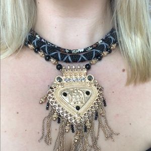 Fun boho statement necklace